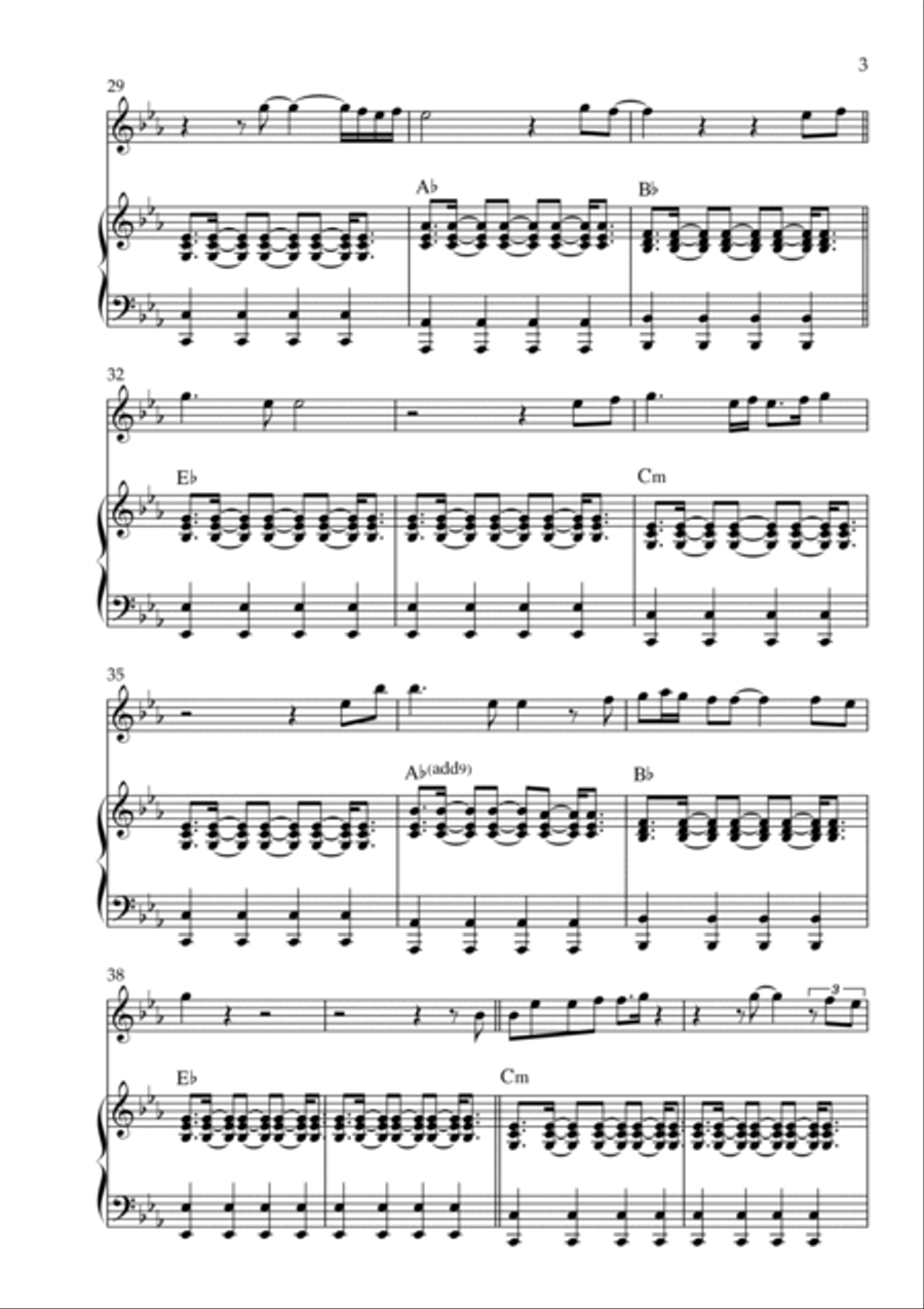 I'm Alive Violin Solo scores gallery preview page 3