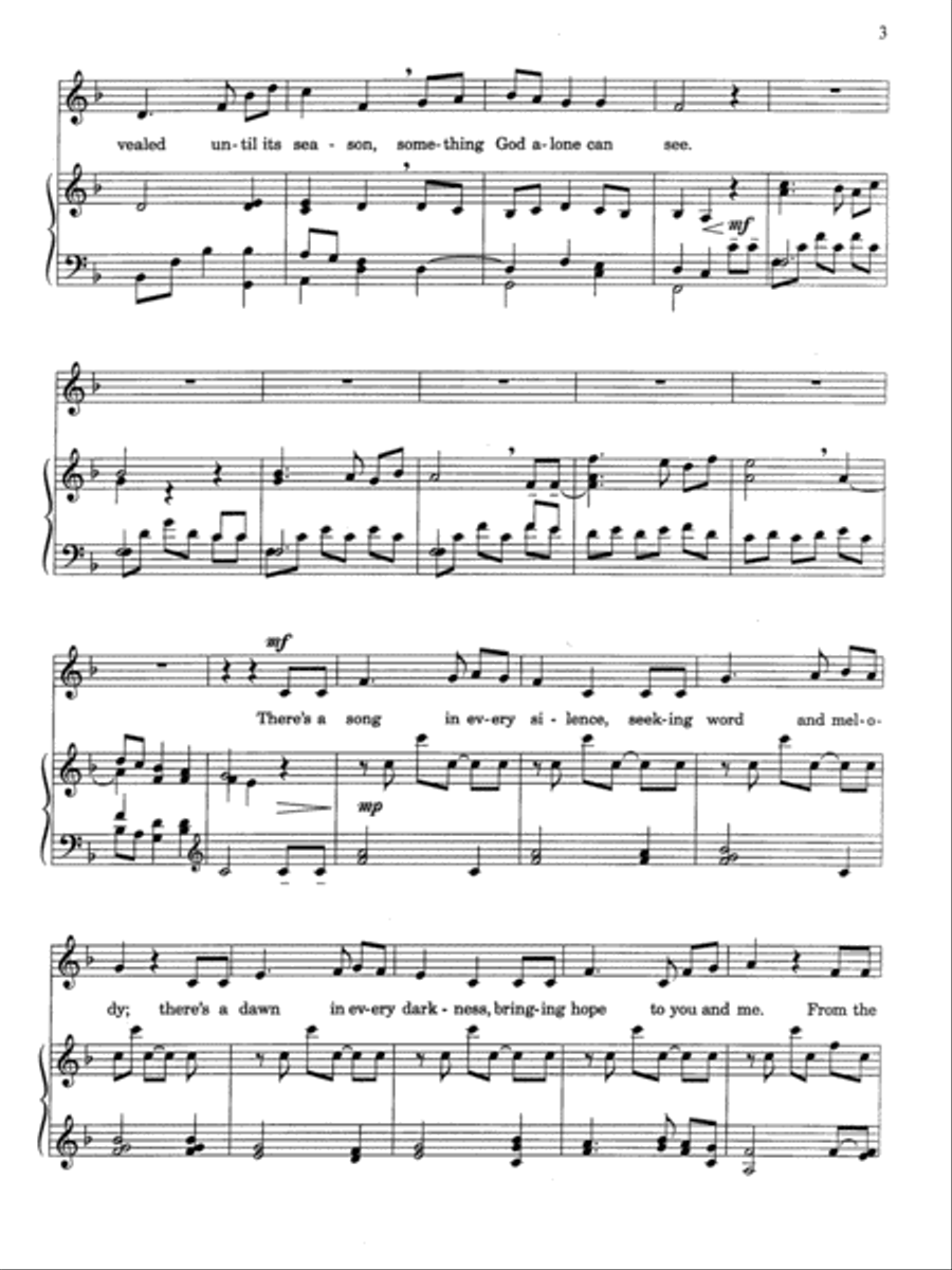 Hymn of Promise Hymn of Promise Medium Voice scores gallery preview page 12