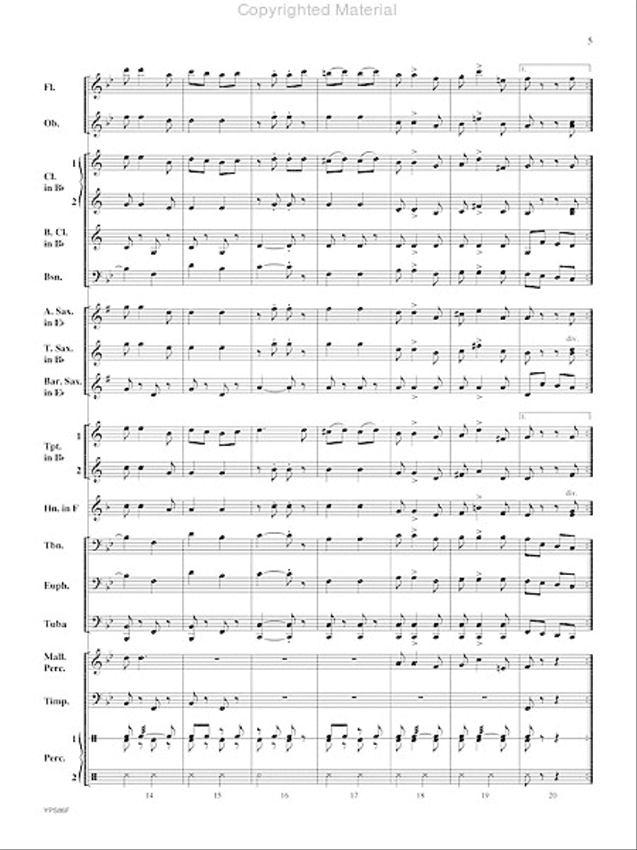 Advance Concert Band scores gallery preview page 6