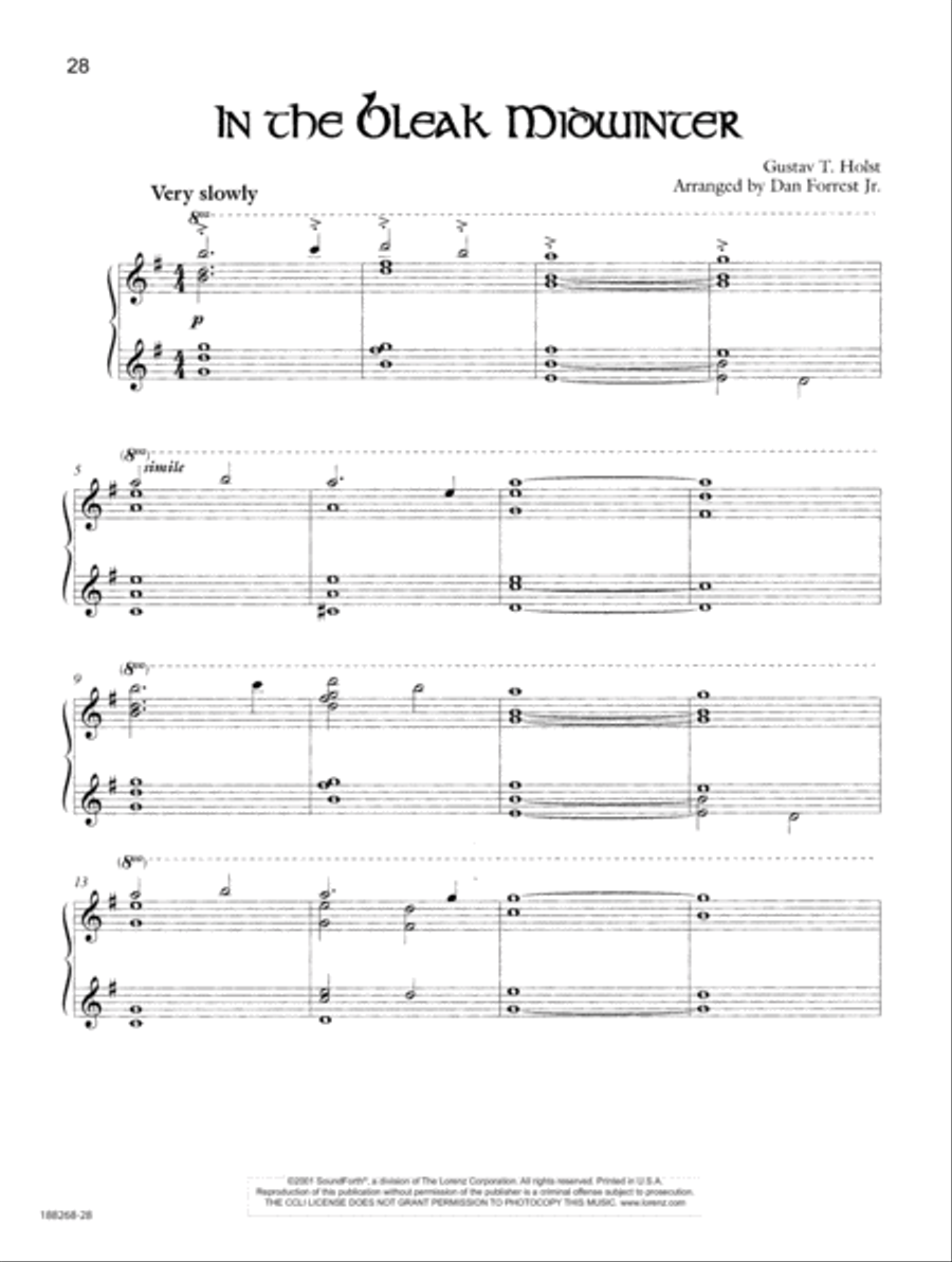 Prepare Him Room - Book and Listening CD Piano Solo scores gallery preview page 18