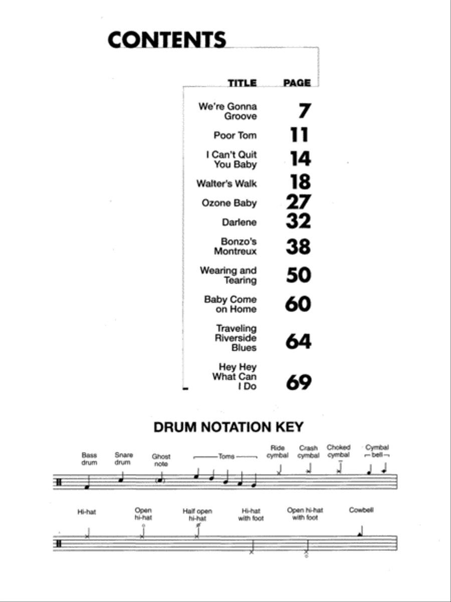 Led Zeppelin -- Coda Platinum Drums Drum Set scores gallery preview page 2