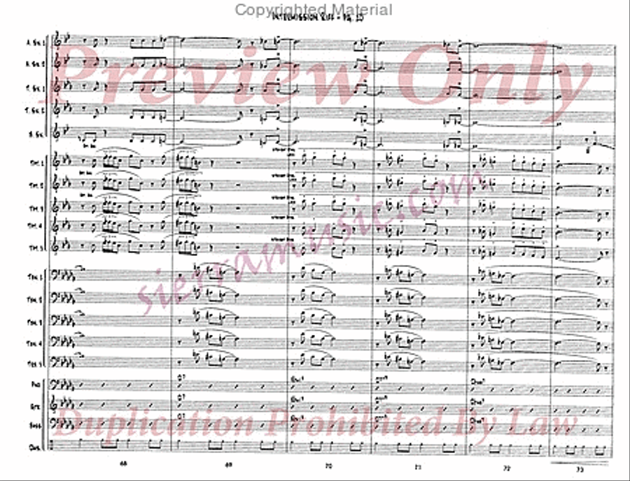 Intermission Riff Jazz Ensemble scores gallery preview page 11