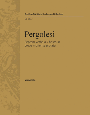 Book cover for Septem verba a Christo in cruce moriente prolata