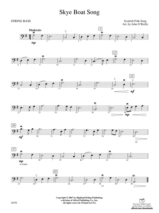 Skye Boat Song: String Bass