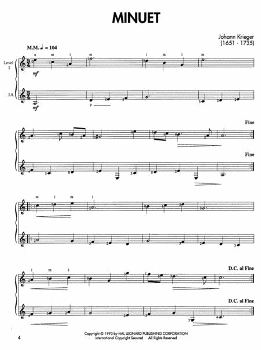 Easy Classical Guitar Duets Acoustic Guitar scores gallery preview page 2