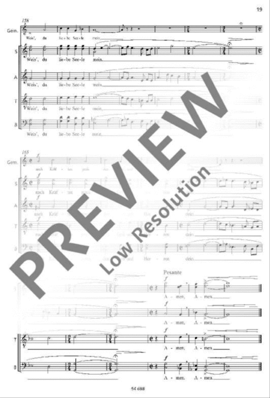 Dem König der Ewigkeit Mixed Choir scores gallery preview page 16