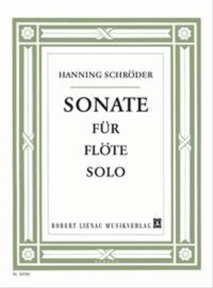Sonate Sonate Flute Solo scores gallery preview page 1