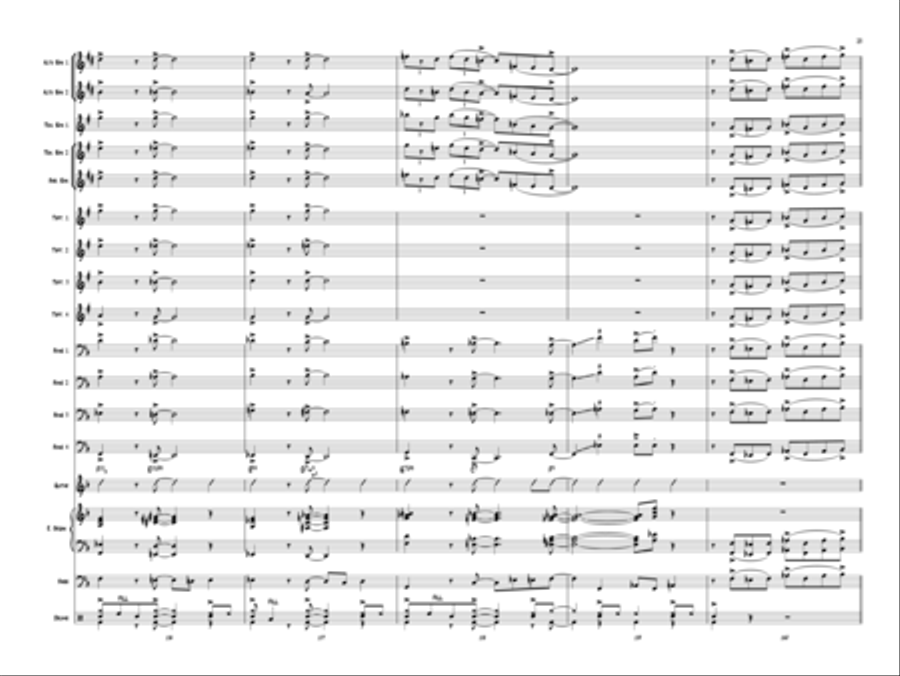 Sax Education Sax Education Jazz Ensemble scores gallery preview page 24