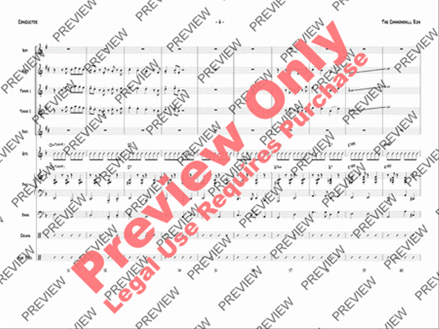 The Cannonball Run The Cannonball Run Jazz Ensemble scores gallery preview page 9