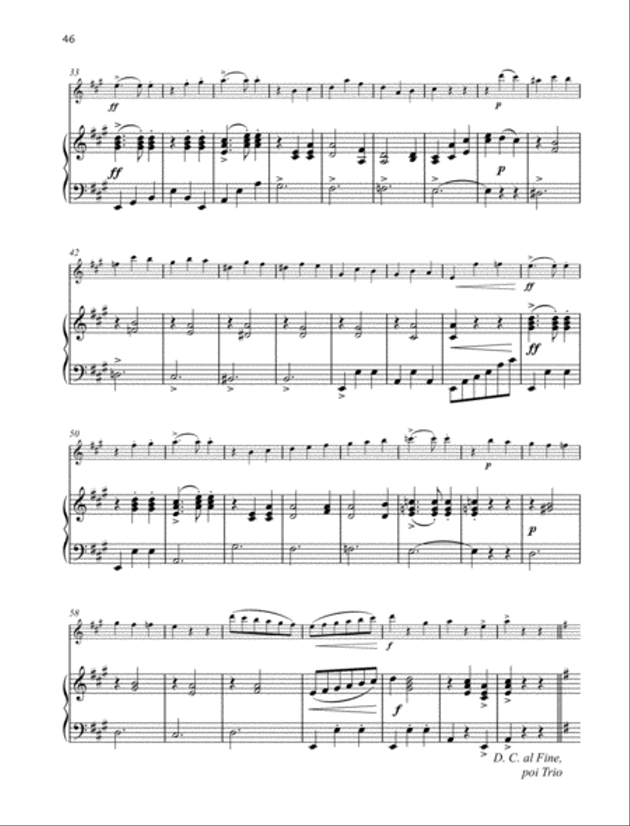 Genial Violin Solo scores gallery preview page 3