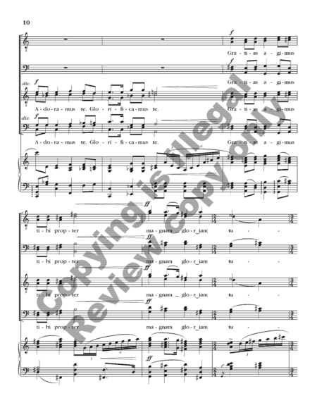 Gloria (Choral Score) image number null