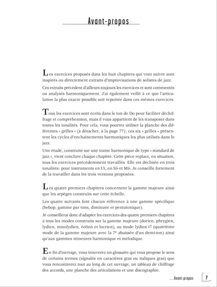 Gammes et arpeges pour le jazz Score scores gallery preview page 5