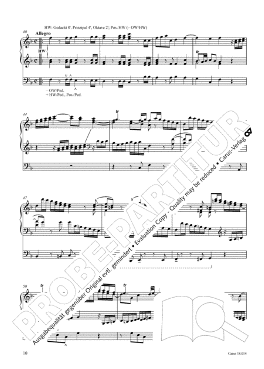 W. A. Mozart: Three organ works Organ scores gallery preview page 11