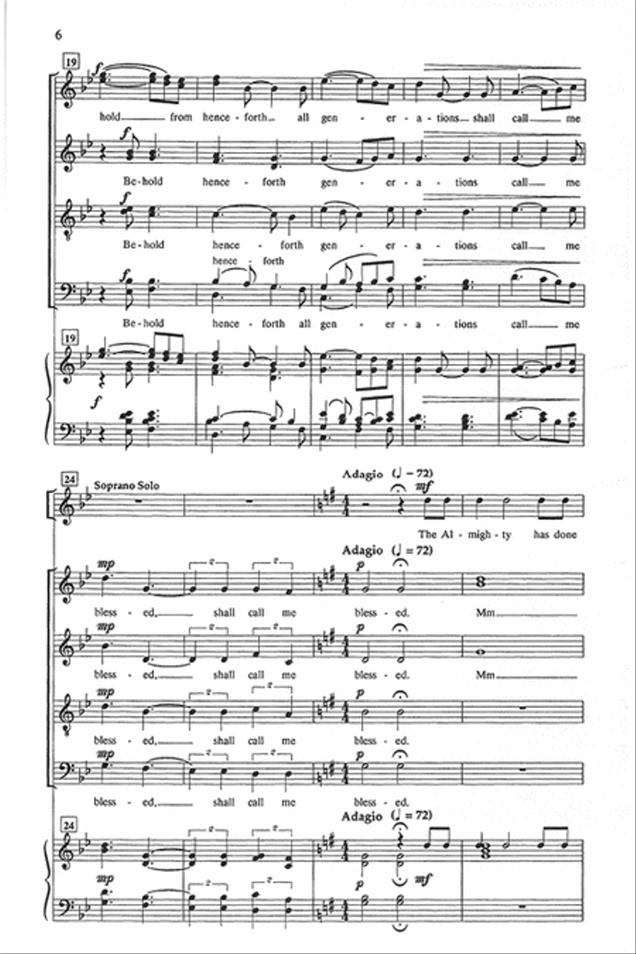 Magnificat (SATB divisi) Magnificat (SATB divisi) Divisi scores gallery preview page 5