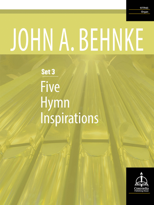 Book cover for Five Hymn Inspirations, Set 3