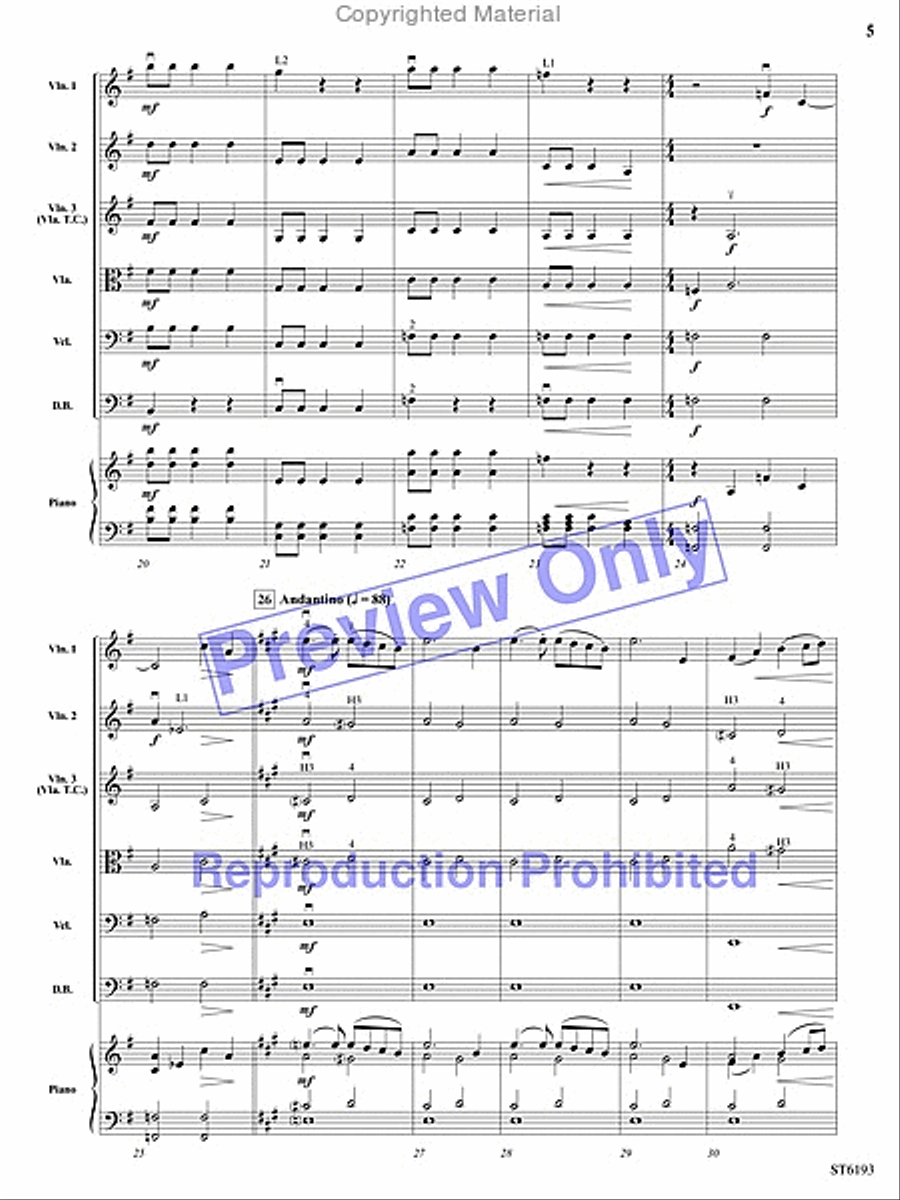 1812 Overture String Orchestra scores gallery preview page 4