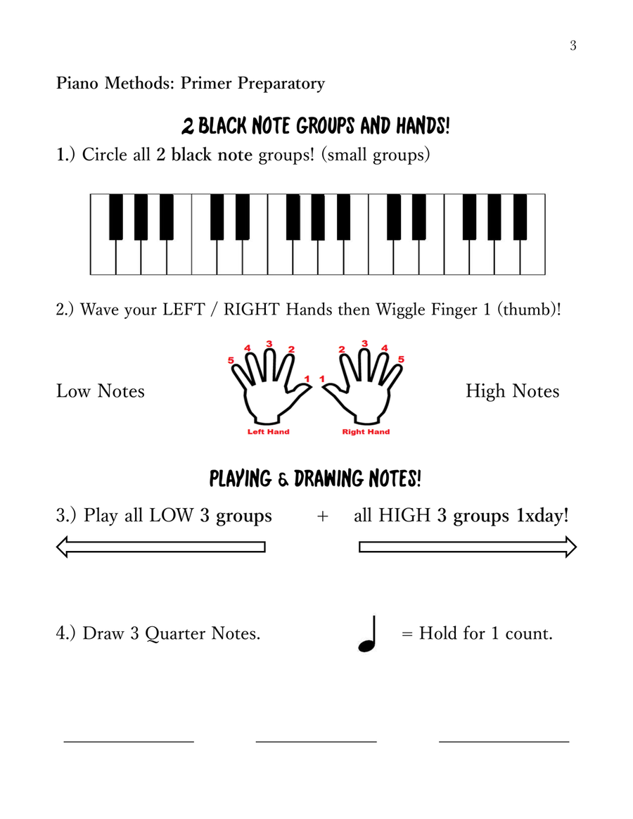 Notes and Keys Primer Piano Method scores gallery preview page 6