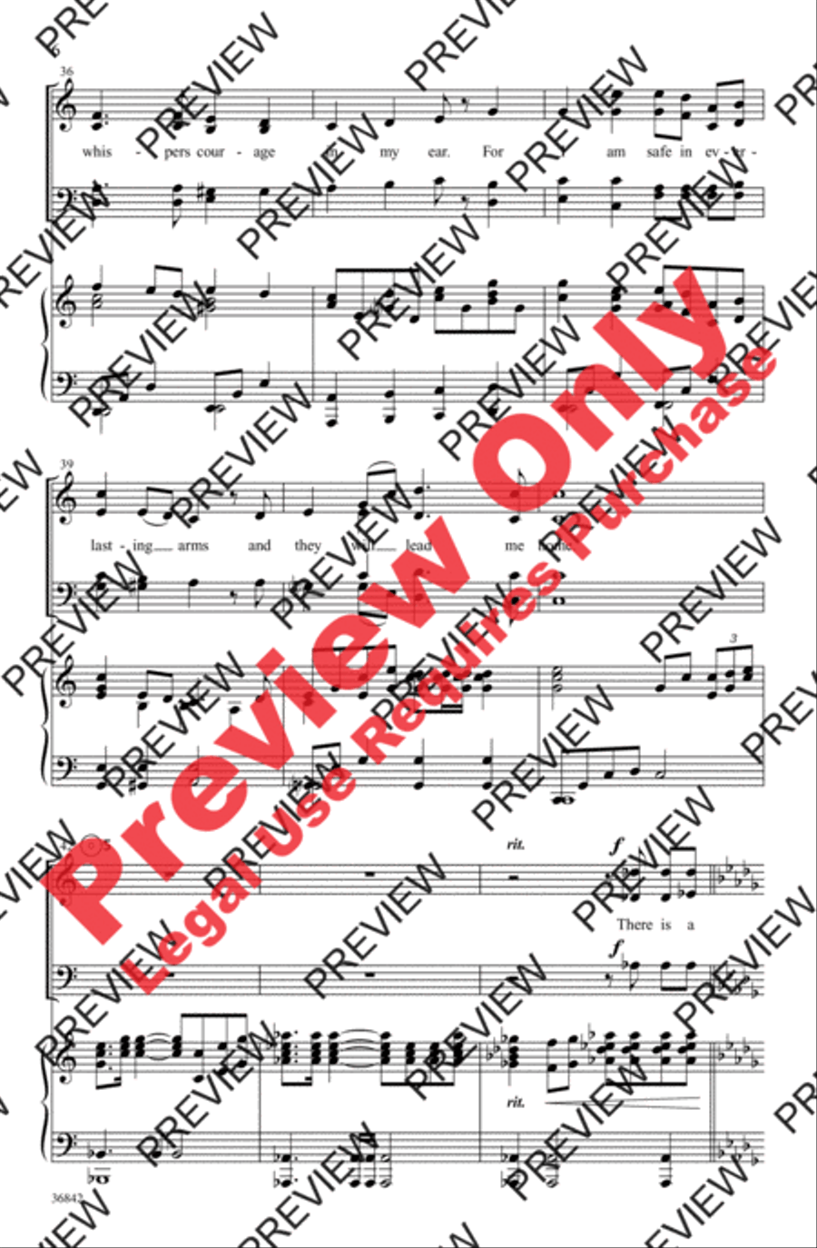 There Is a Hope 4-Part scores gallery preview page 6
