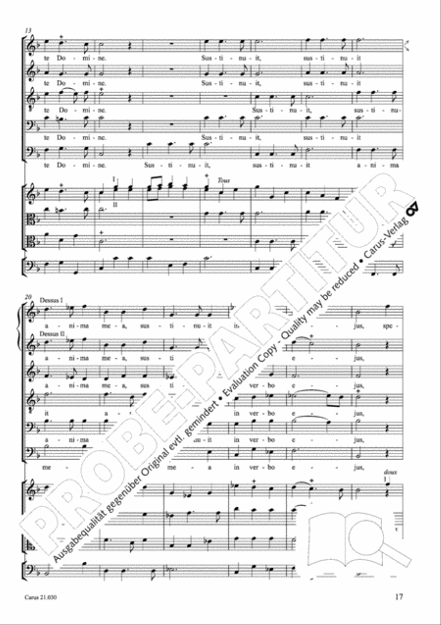 De profundis Men's Choir scores gallery preview page 18