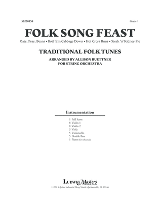 Book cover for Folk Song Feast