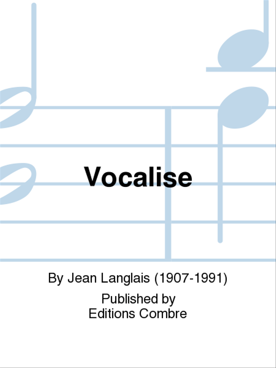 Vocalise Voice Solo scores gallery preview page 1