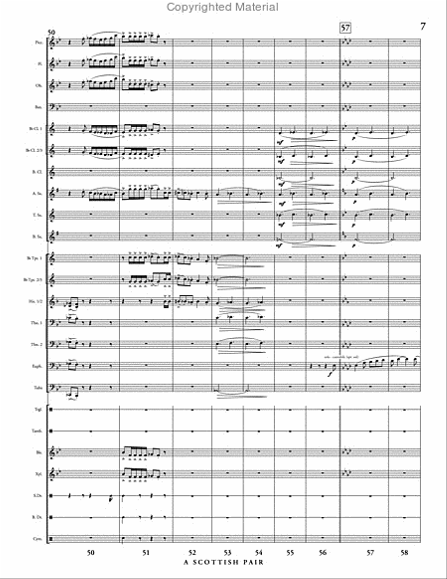 A Scottish Pair A Scottish Pair Concert Band scores gallery preview page 8