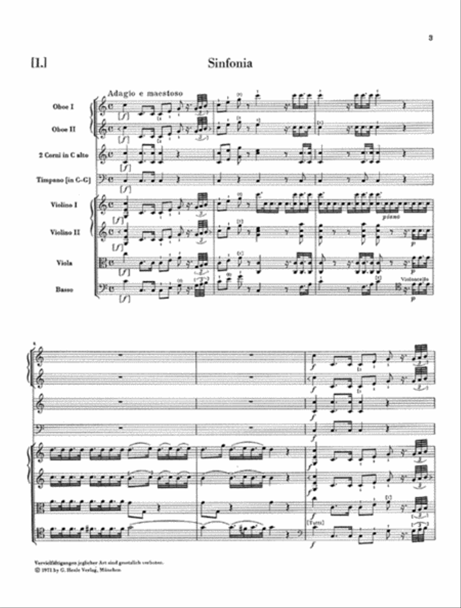 Philemon and Baucis – A German Marionette Opera Orchestra scores gallery preview page 4