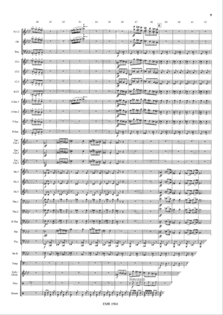 Circus March Concert Band scores gallery preview page 10
