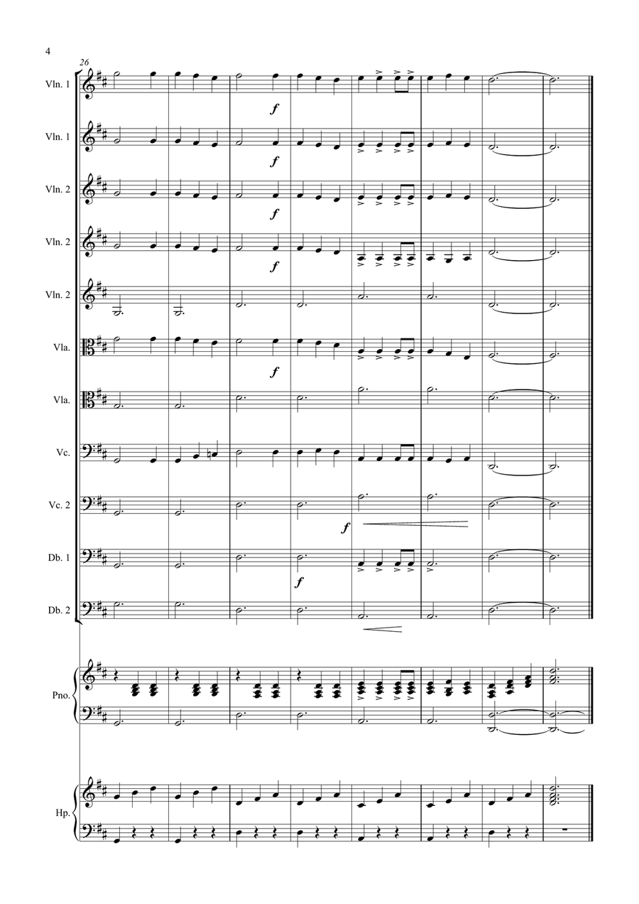 Colours of Day (for beginner strings) Chamber Orchestra scores gallery preview page 5