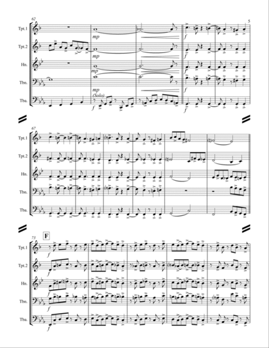 Witchcraft Brass Ensemble scores gallery preview page 6