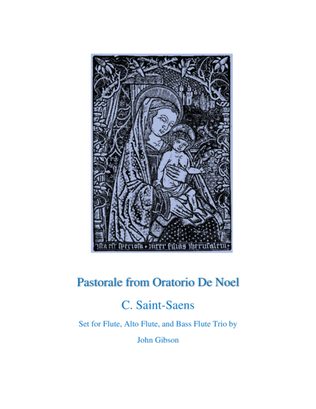 Book cover for Pastorale from Oratorio De Noel for mixed flutes