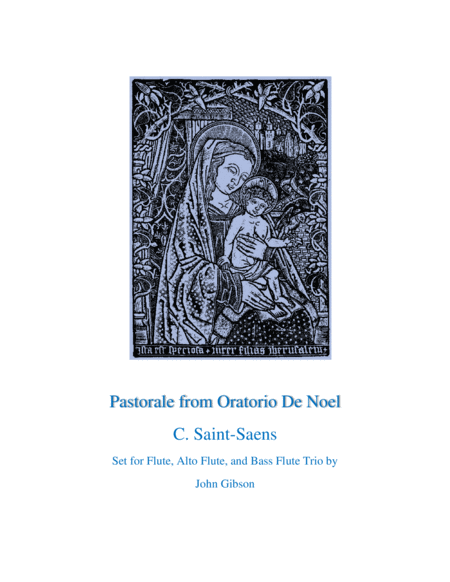 Pastorale from Oratorio De Noel for mixed flutes image number null