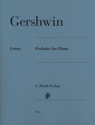 Book cover for Gershwin - 3 Preludes For Piano Urtext