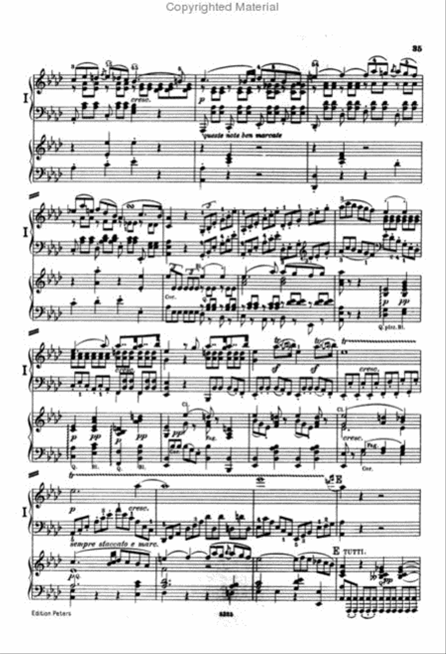 Piano Concerto No.1 Piano Solo scores gallery preview page 2