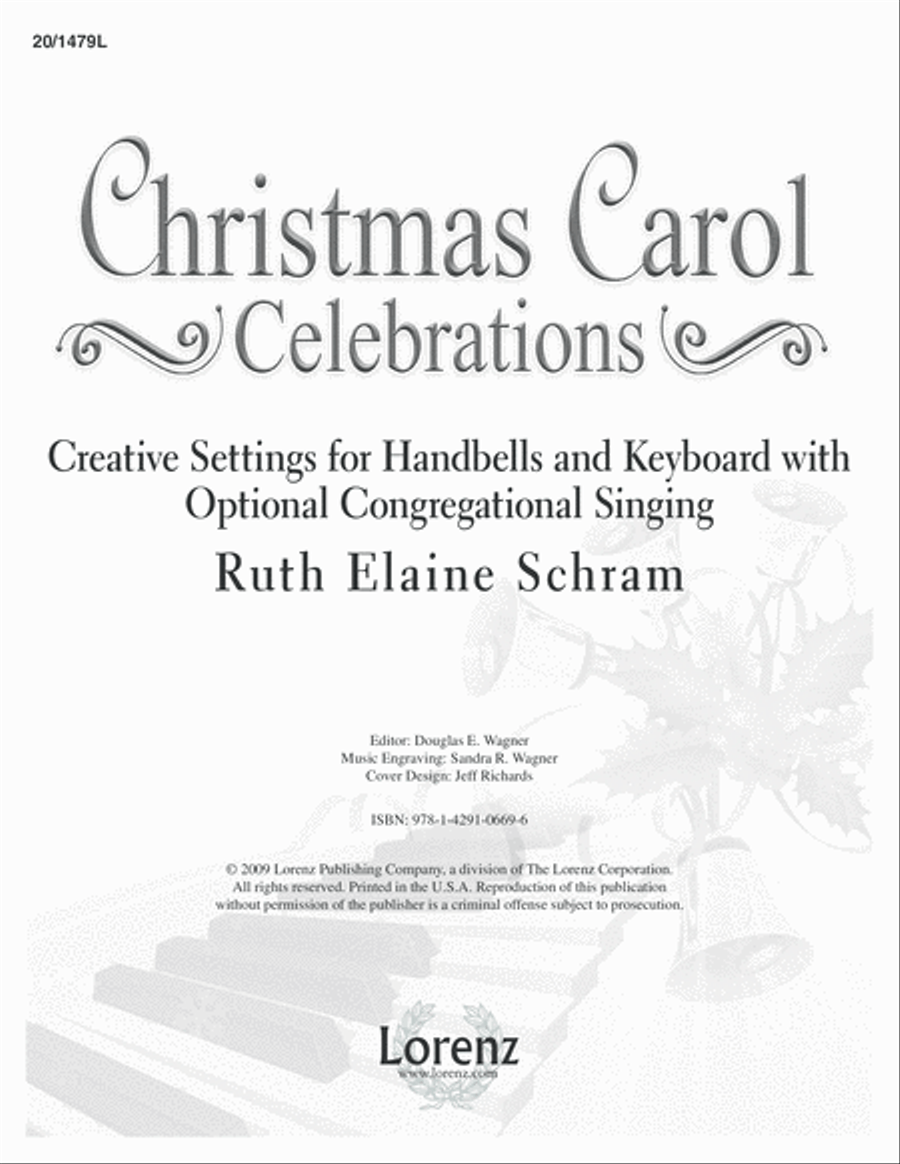 Christmas Carol Celebrations - Keyboard/Handbell Score 5-Octaves scores gallery preview page 2
