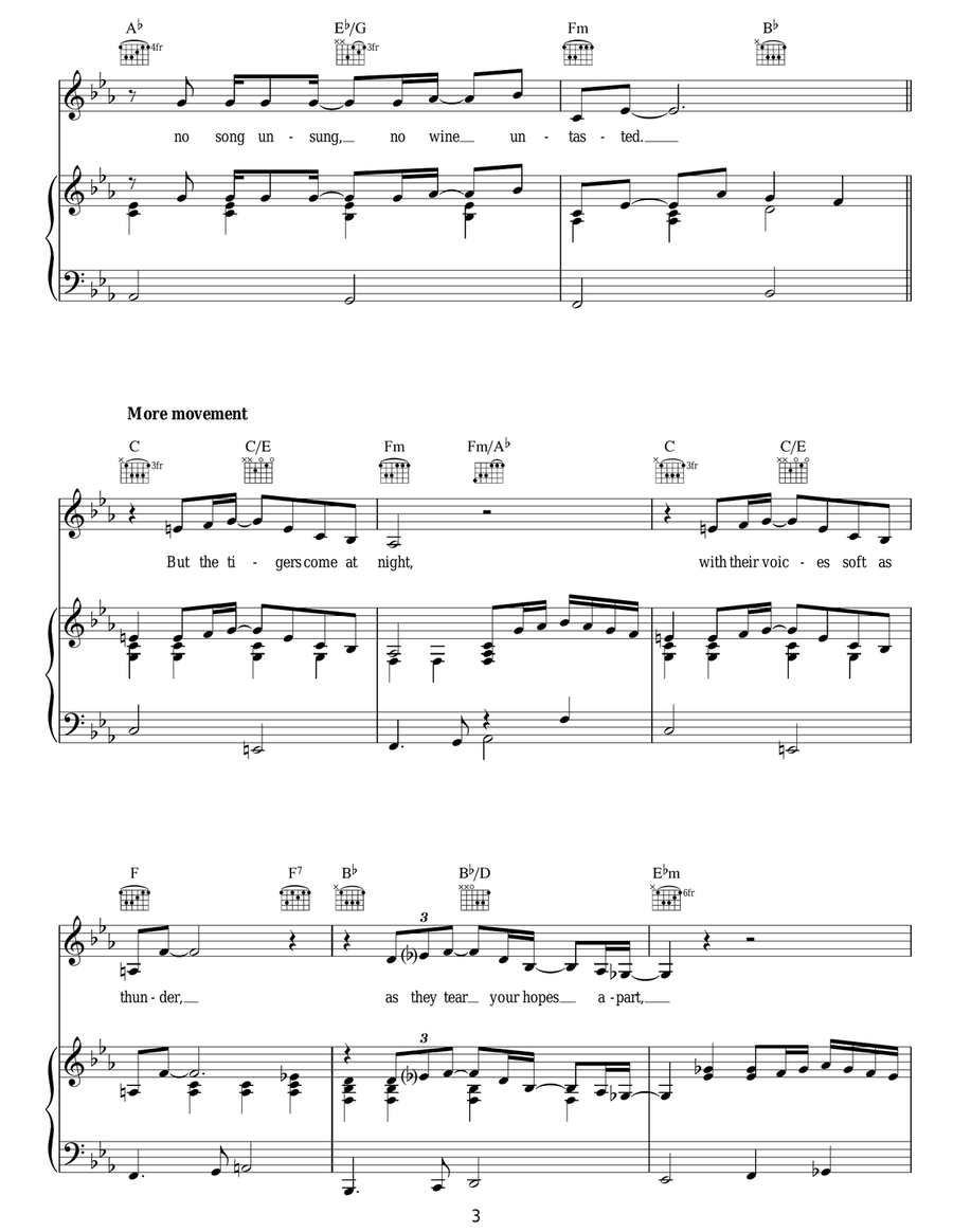 I Dreamed A Dream I Dreamed A Dream Guitar scores gallery preview page 3