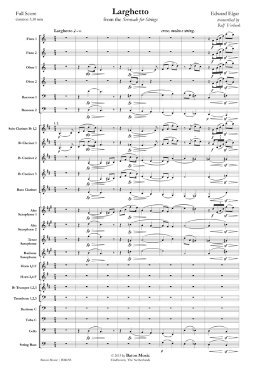 Larghetto Larghetto Concert Band scores gallery preview page 2