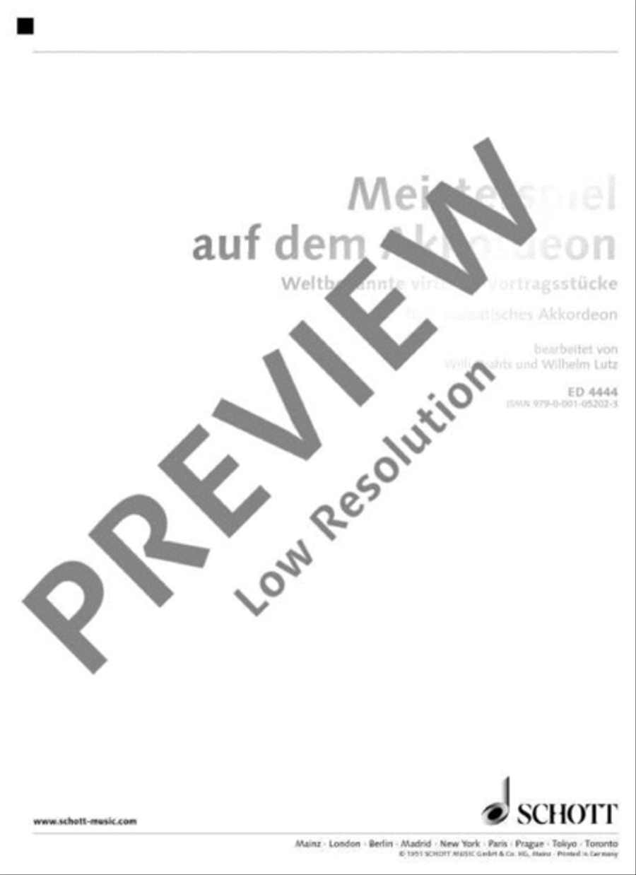 Meisterspiel auf dem Akkordeon Accordion scores gallery preview page 2