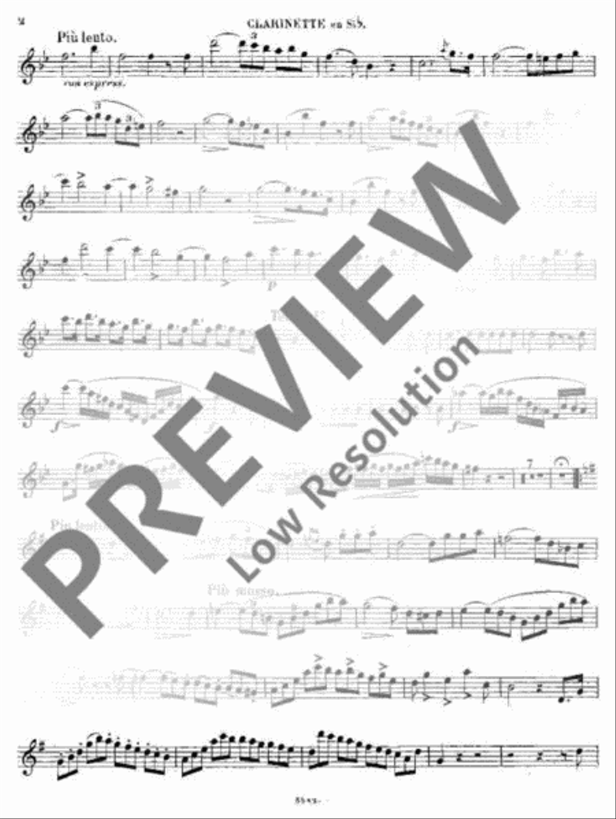 Fantaisie Fantaisie B-Flat Clarinet scores gallery preview page 15