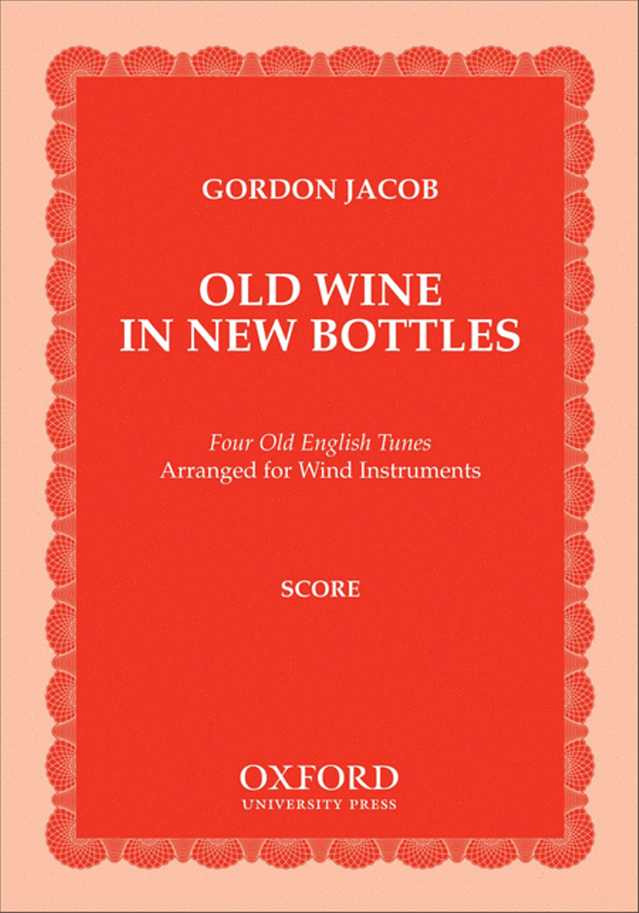 Old Wine in New Bottles Concert Band scores gallery preview page 1