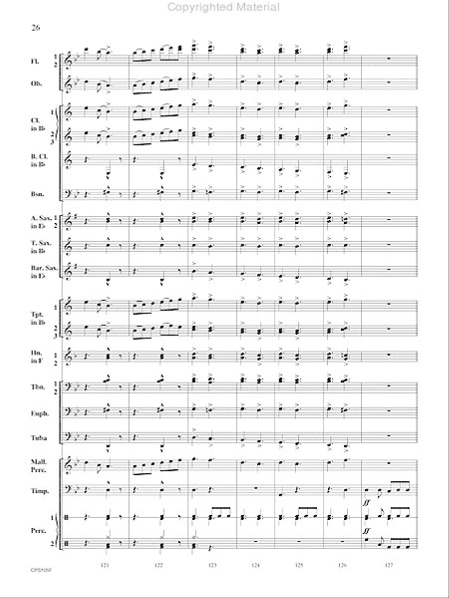 A Land Remembered A Land Remembered Concert Band scores gallery preview page 27