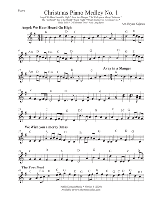 Christmas Piano Medley No 1