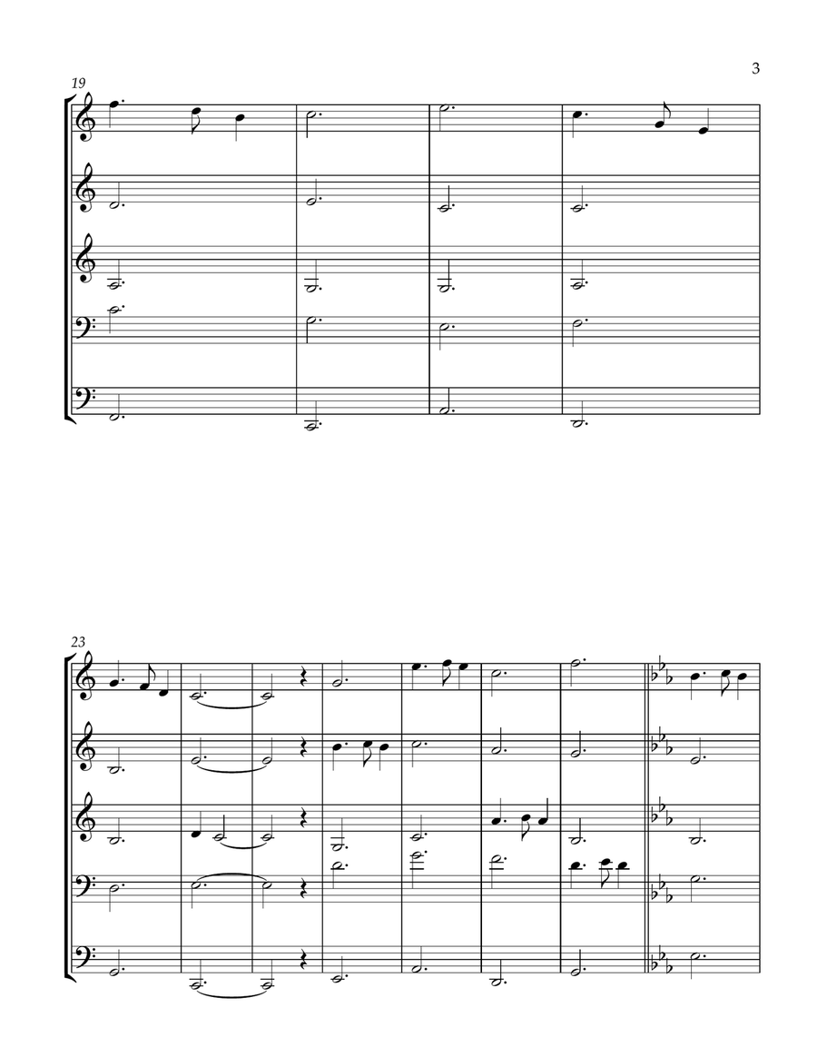Silent Night Silent Night Christmas scores gallery preview page 3