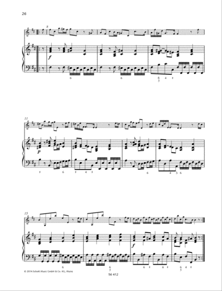 Sonata No. 1 B minor Sonata No. 1 B minor Violin scores gallery preview page 3
