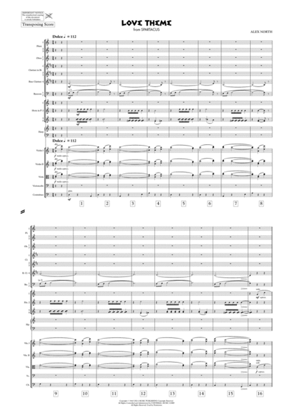 Spartacus - Love Theme - Score Only