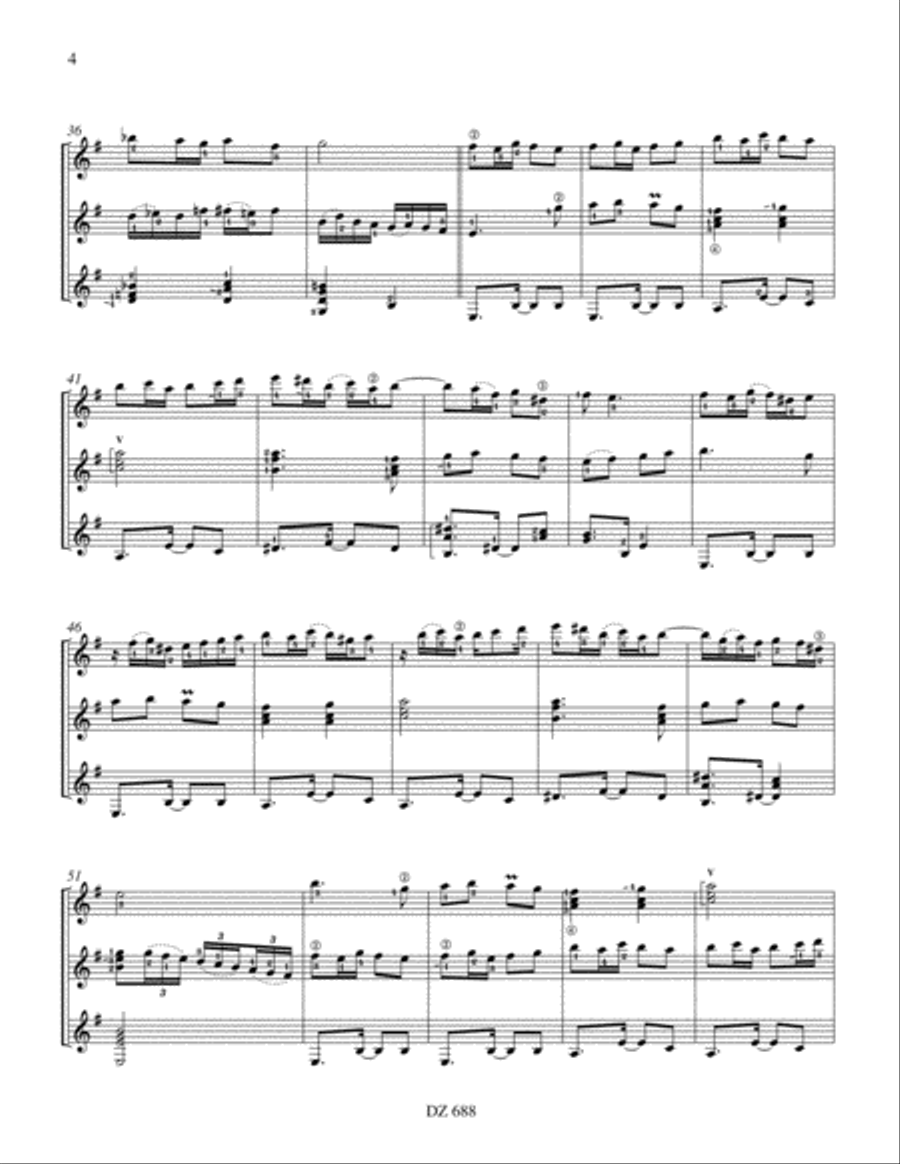 Liliana Guitar Ensemble scores gallery preview page 4