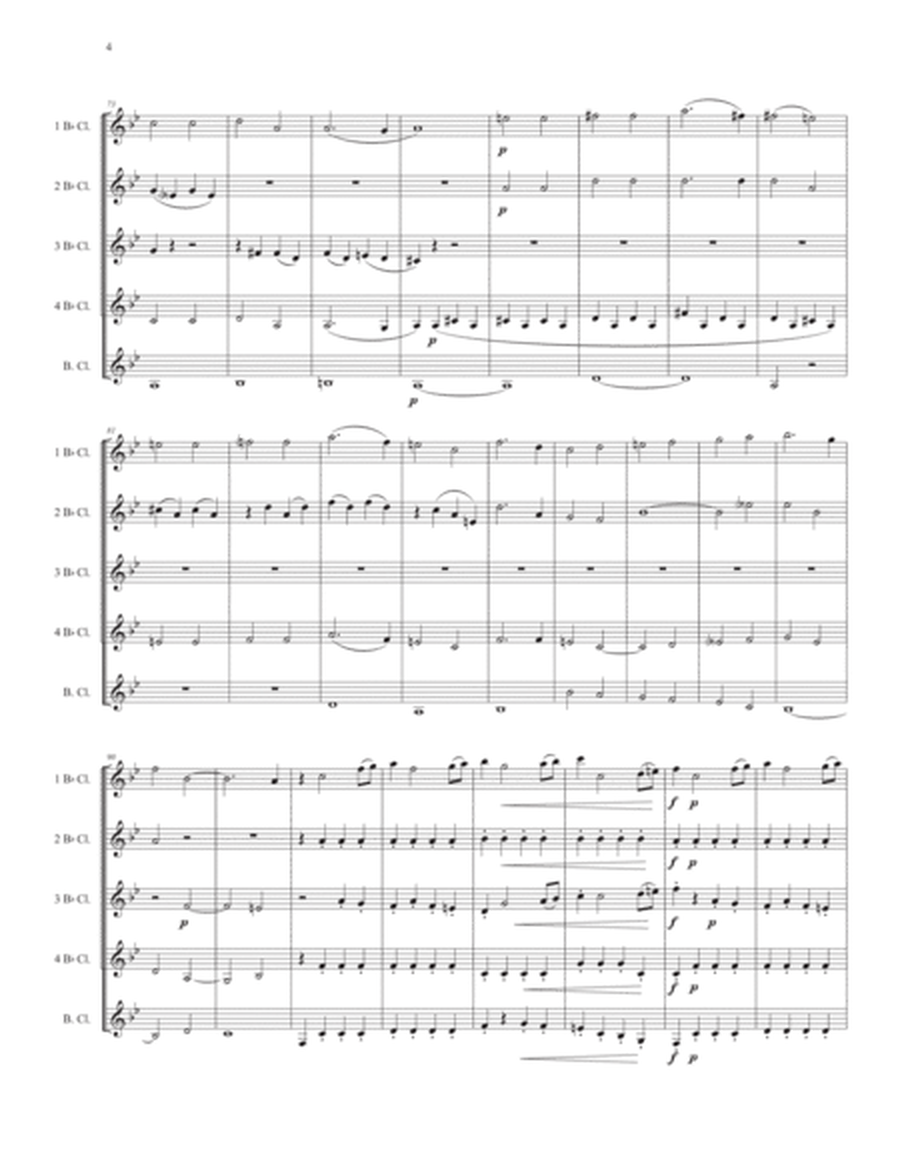 Masques et Bergamasques Suite for Clarinet Quintet image number null
