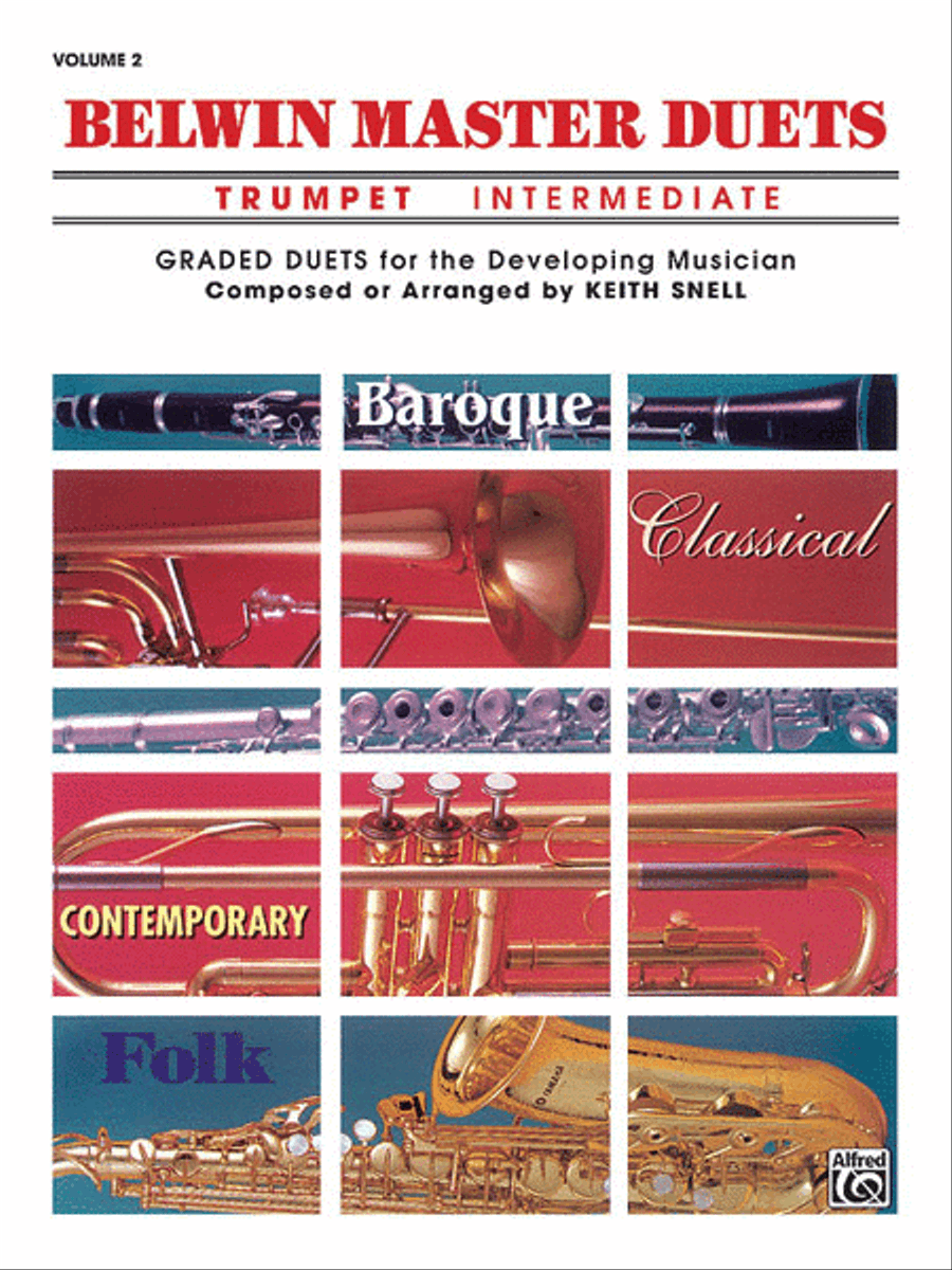 Belwin Master Duets (Trumpet), Volume 2 Trumpet Duet scores gallery preview page 1