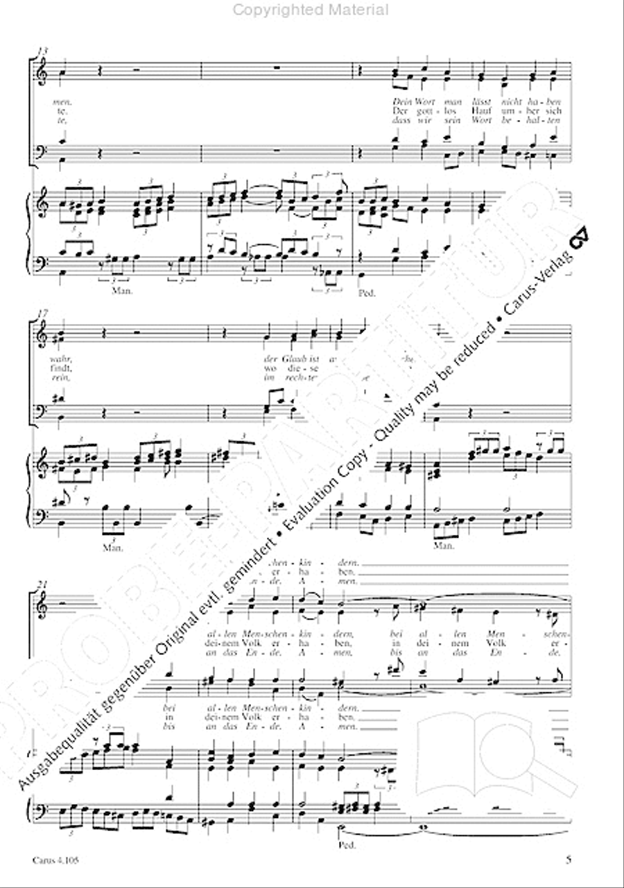 Choral collection Mendelssohn - editionchor Choir scores gallery preview page 6
