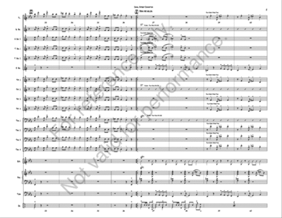 Canal Street Commotion Jazz Ensemble scores gallery preview page 7